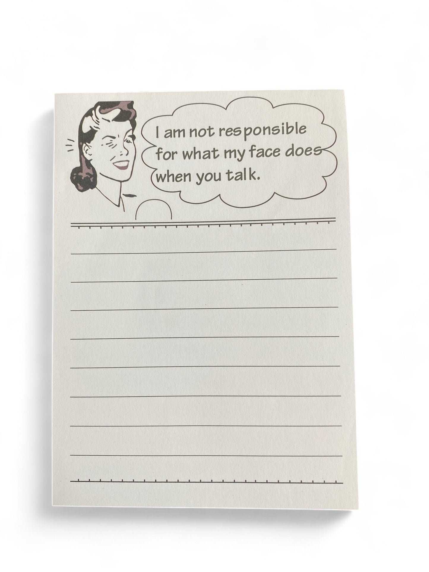 Sarcastic A6 notepads