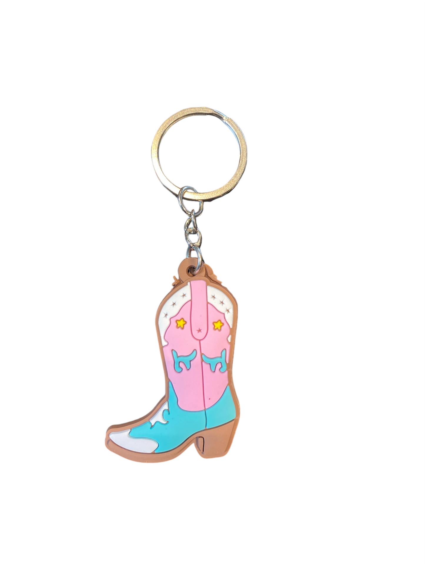 Cowgirl - Western Boots Keyring