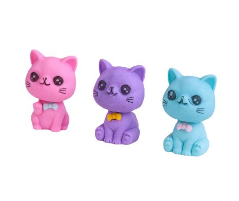 Cute 3D Cat Erasers