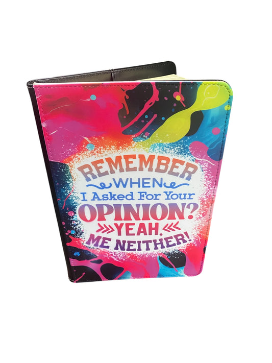 Sarcastic Sayings - Reusable Notebook