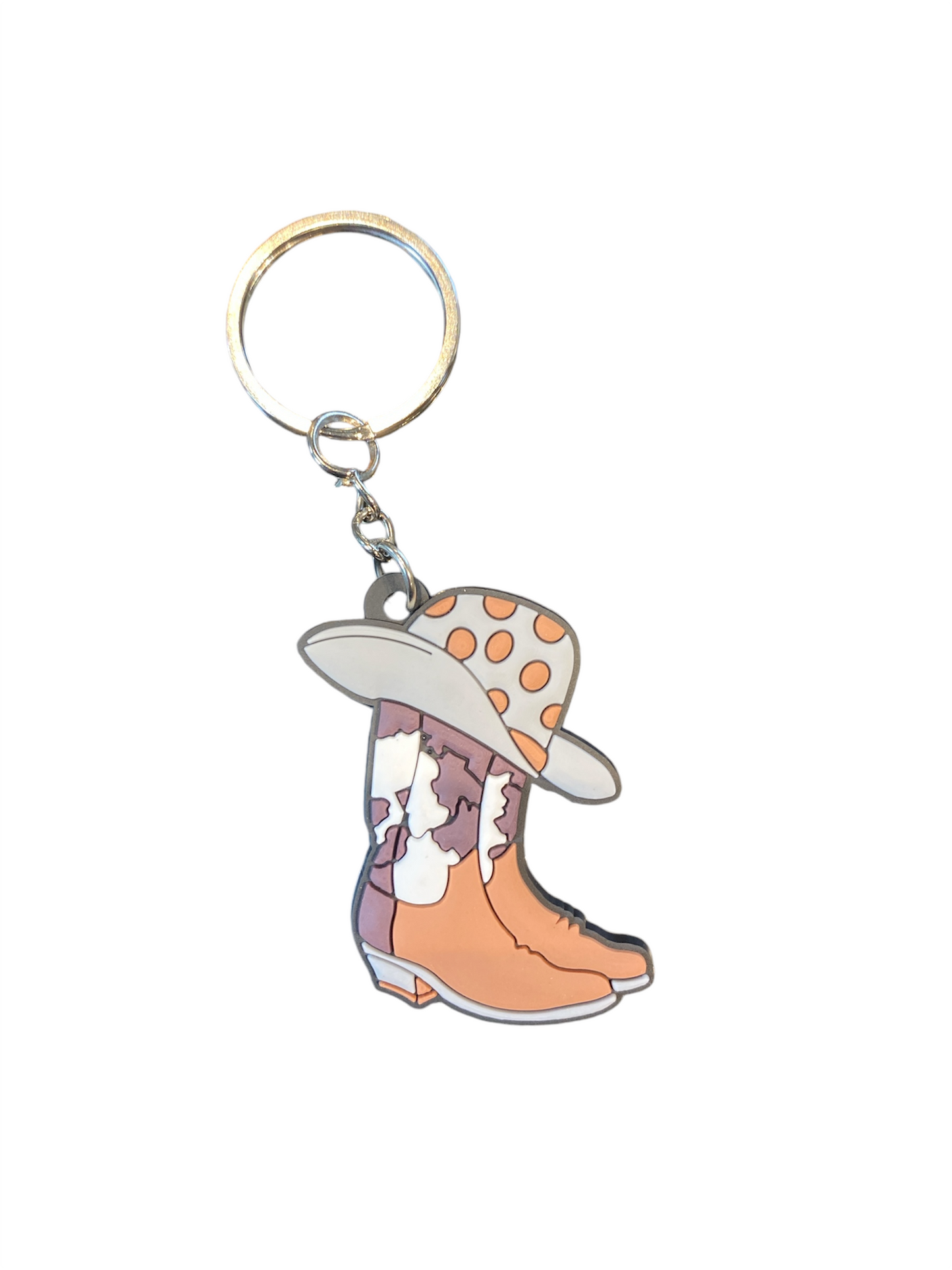 Cowgirl - Western Boots Keyring