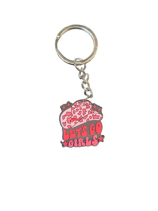 Cowgirl Keyrings - small
