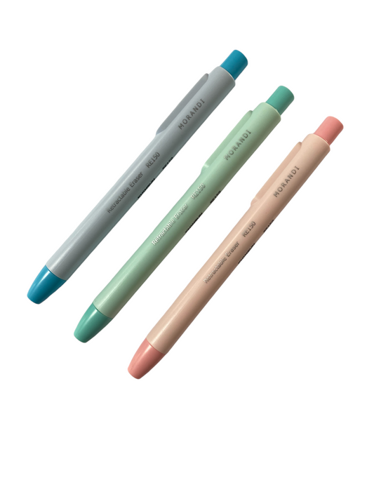Refillable Retractable Pen style erasers