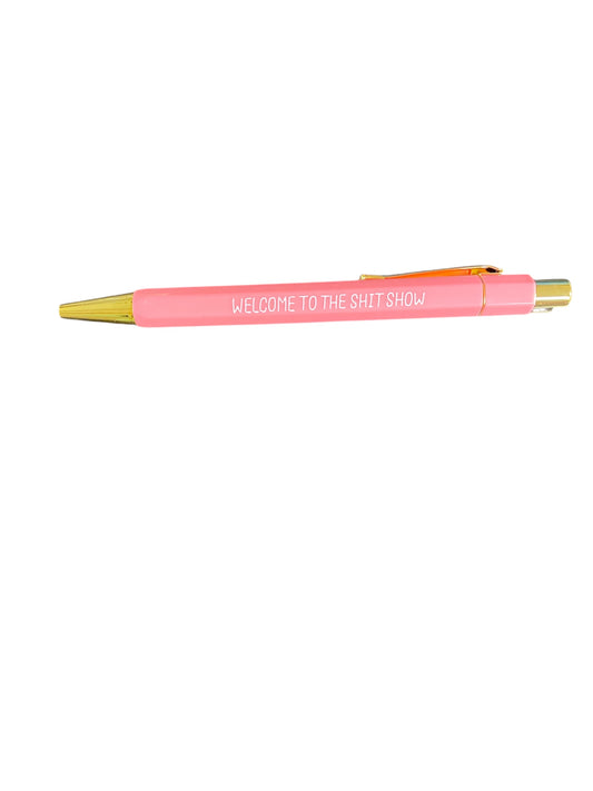 Sarcastic Sayings Black Ink Pens