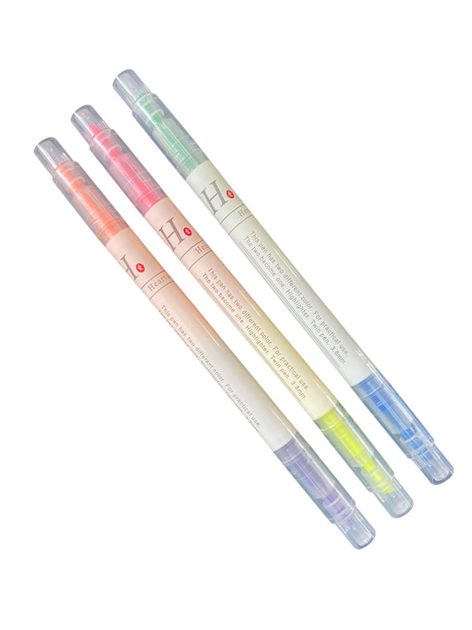 Double Sided Highlighter Pens