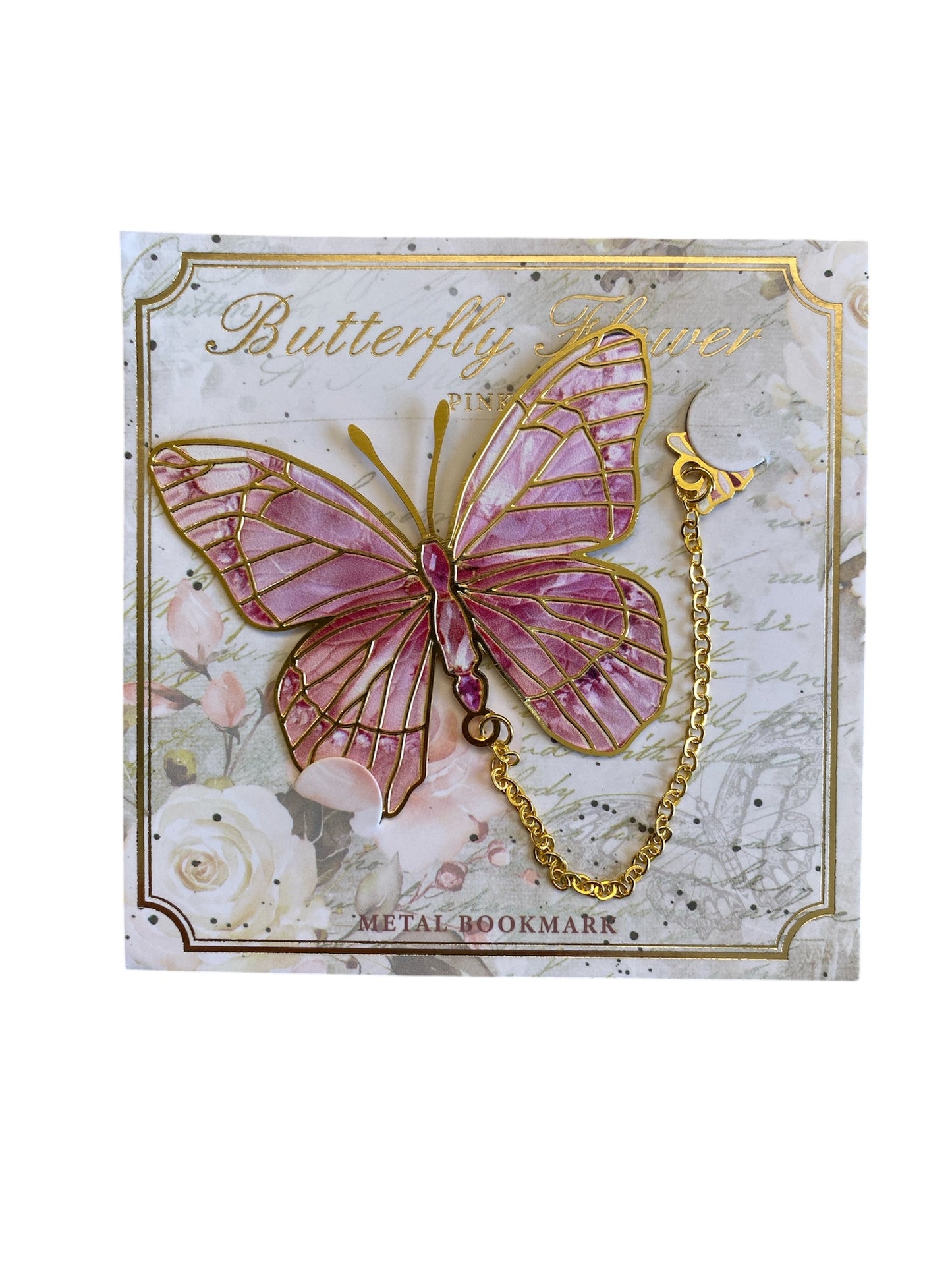 Metal Butterfly Bookmark
