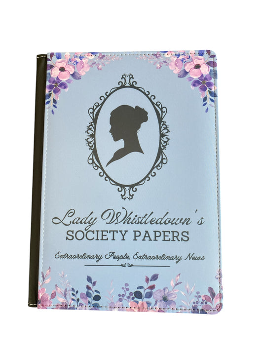 Lady Whistledown's Society Papers. Notebook, Reuseable